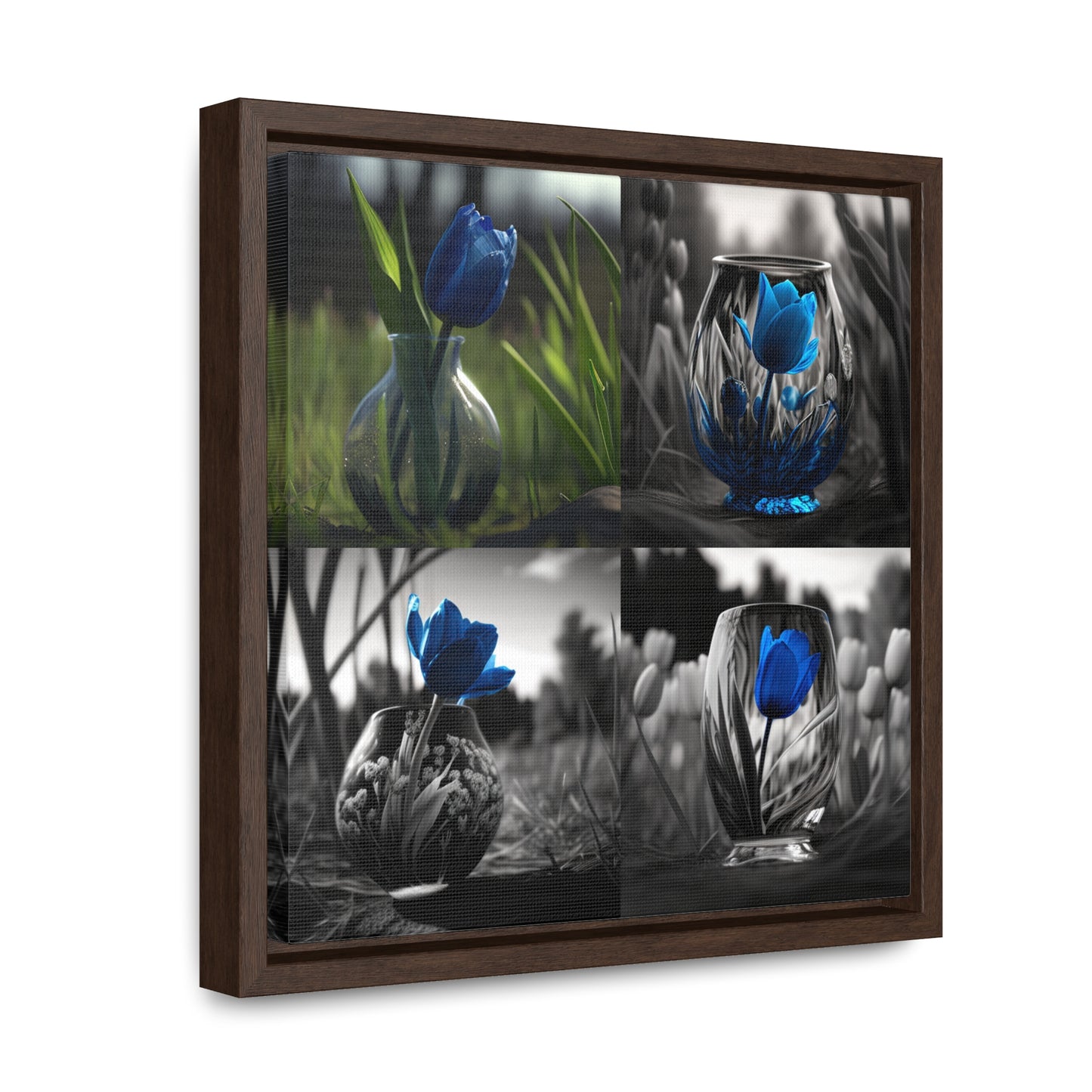 Gallery Canvas Wraps, Square Frame Tulip 5