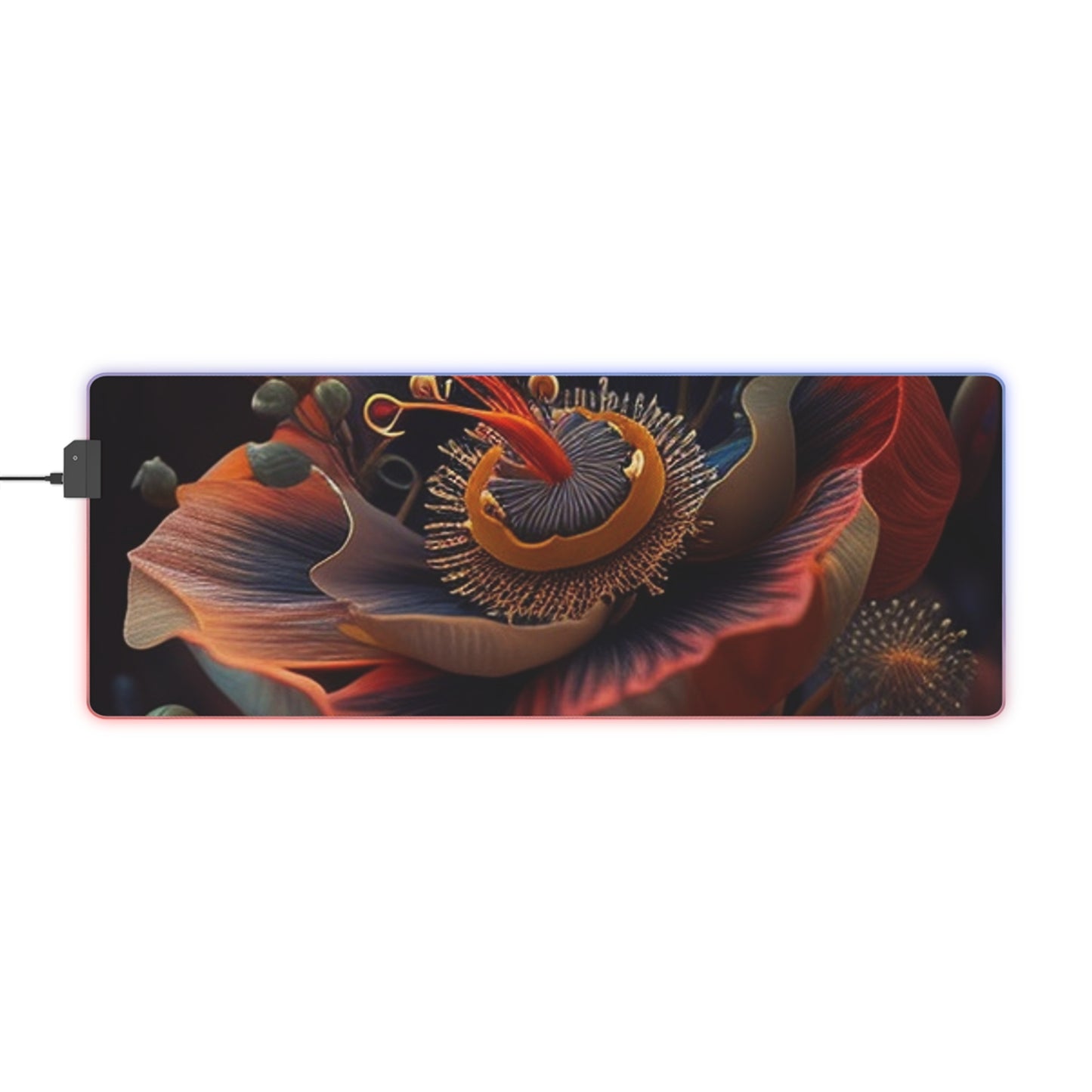 LED Gaming Mouse Pad Flower Arangment 3