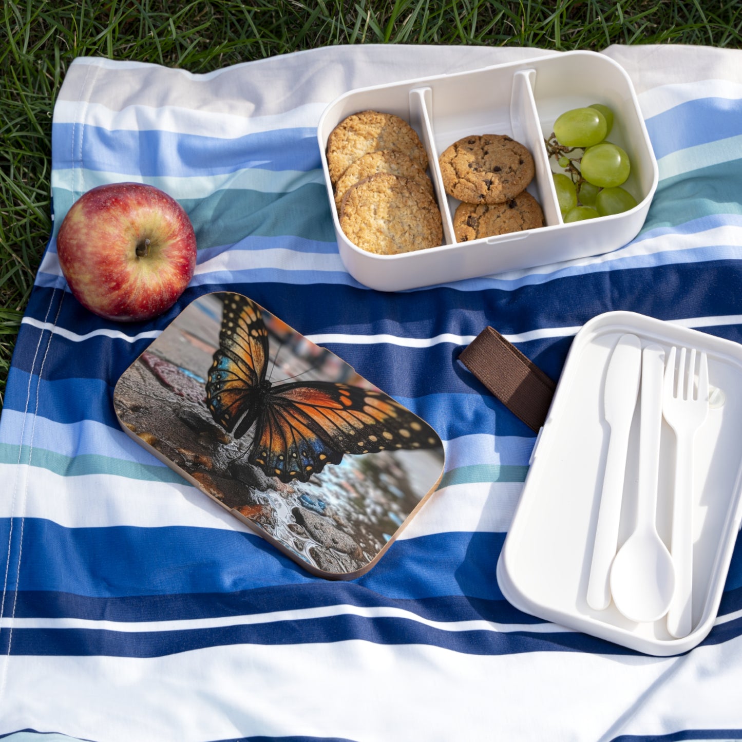 Bento Lunch Box Water Butterfly Street 4