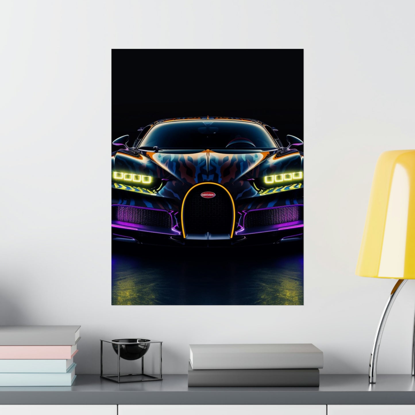 Premium Matte Vertical Posters Hyper Bugatti Chiron 3