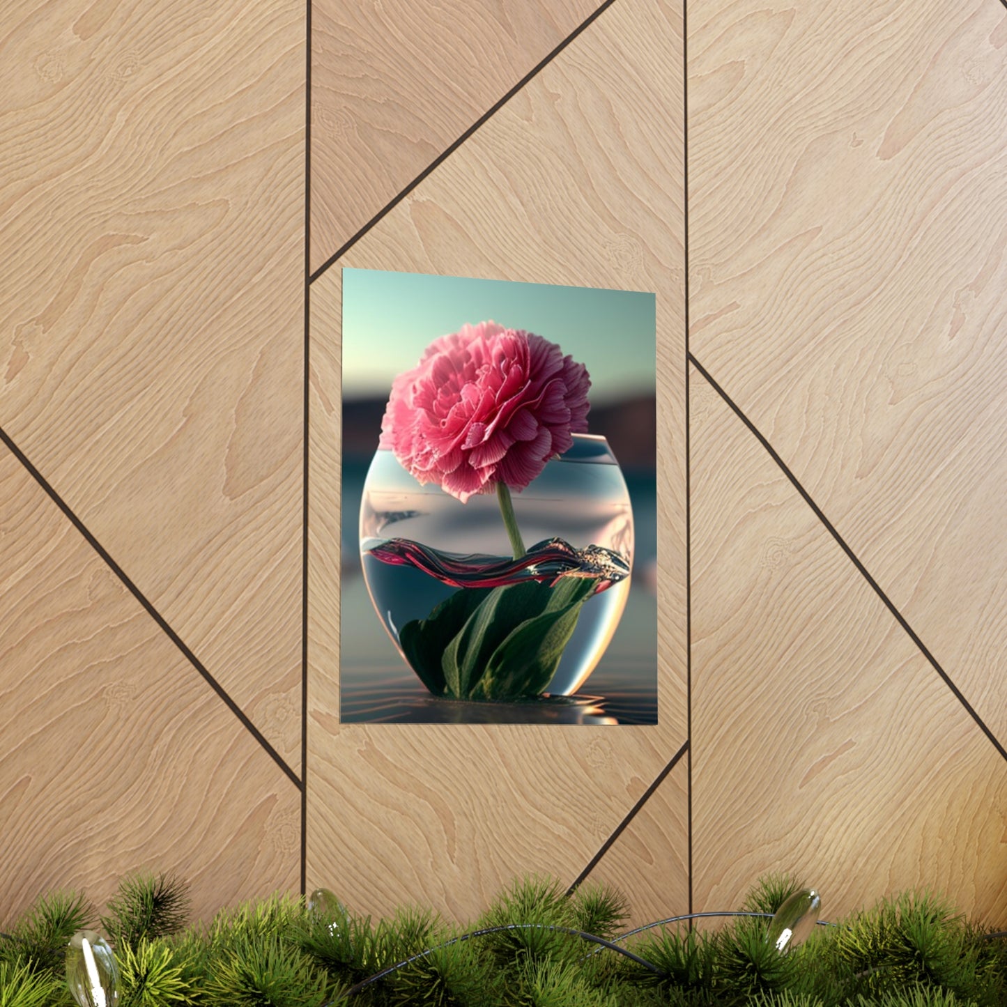 Premium Matte Vertical Posters Carnation 2
