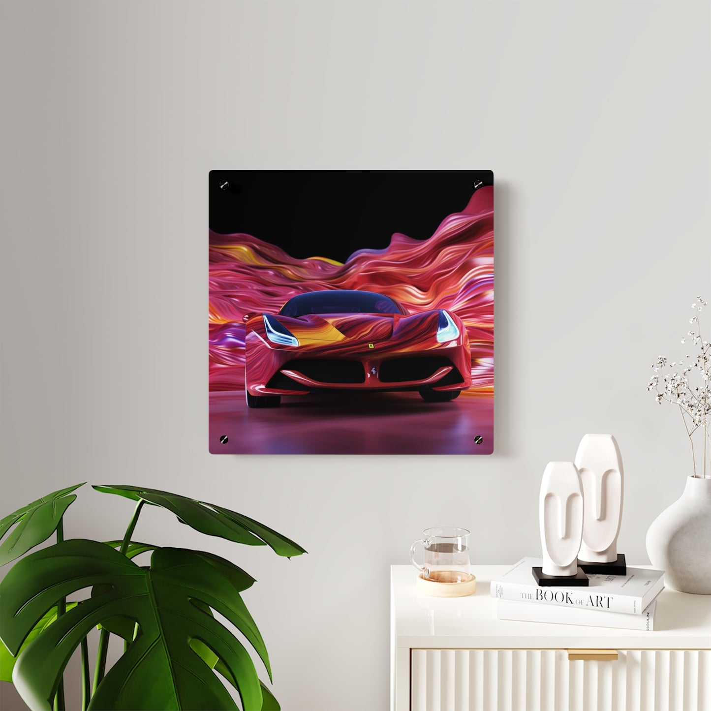 Acrylic Wall Art Panels Ferrari Water Fusion 3