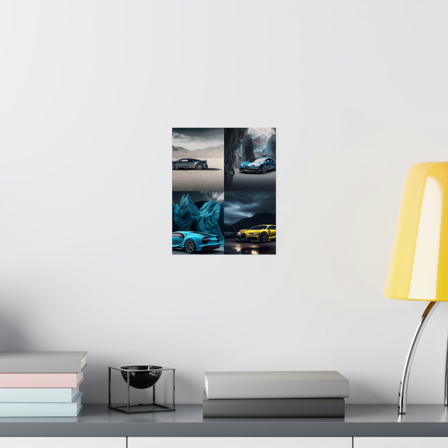 Premium Matte Vertical Posters Bugatti Real Look 5