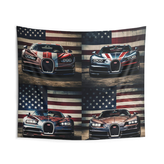 Indoor Wall Tapestries Bugatti Flag 5