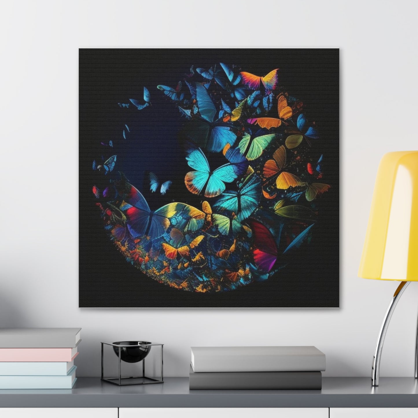 Canvas Gallery Wraps Moon Butterfly 1