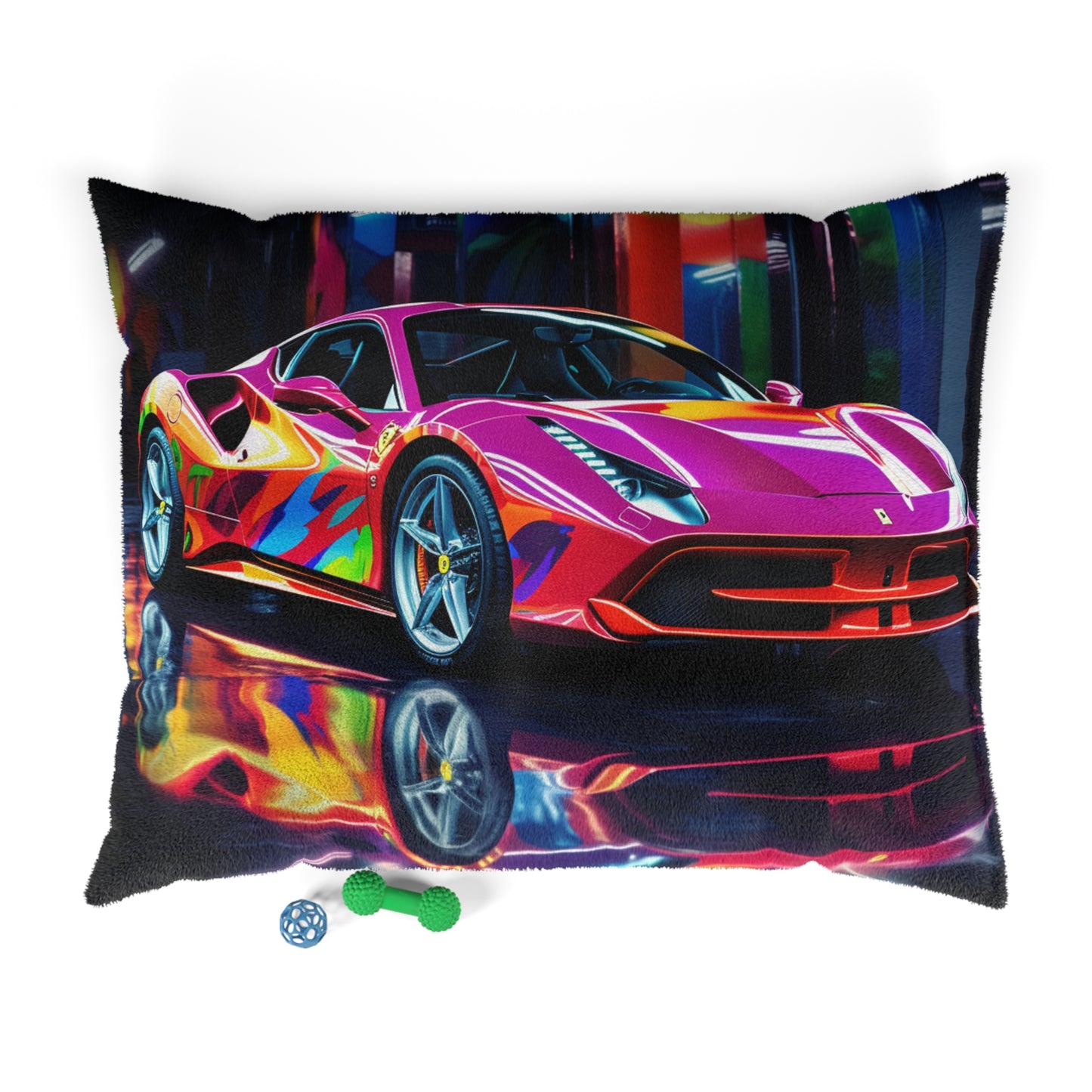 Pet Bed Pink Macro Ferrari 1