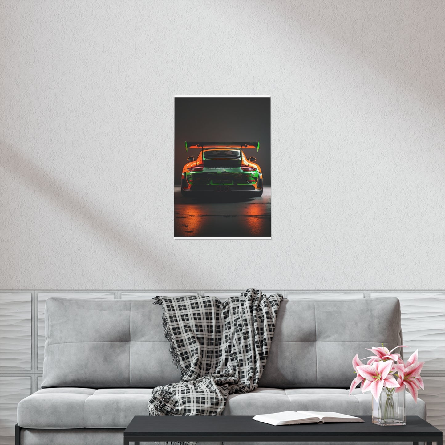 Premium Matte Vertical Posters Porsche Color 3