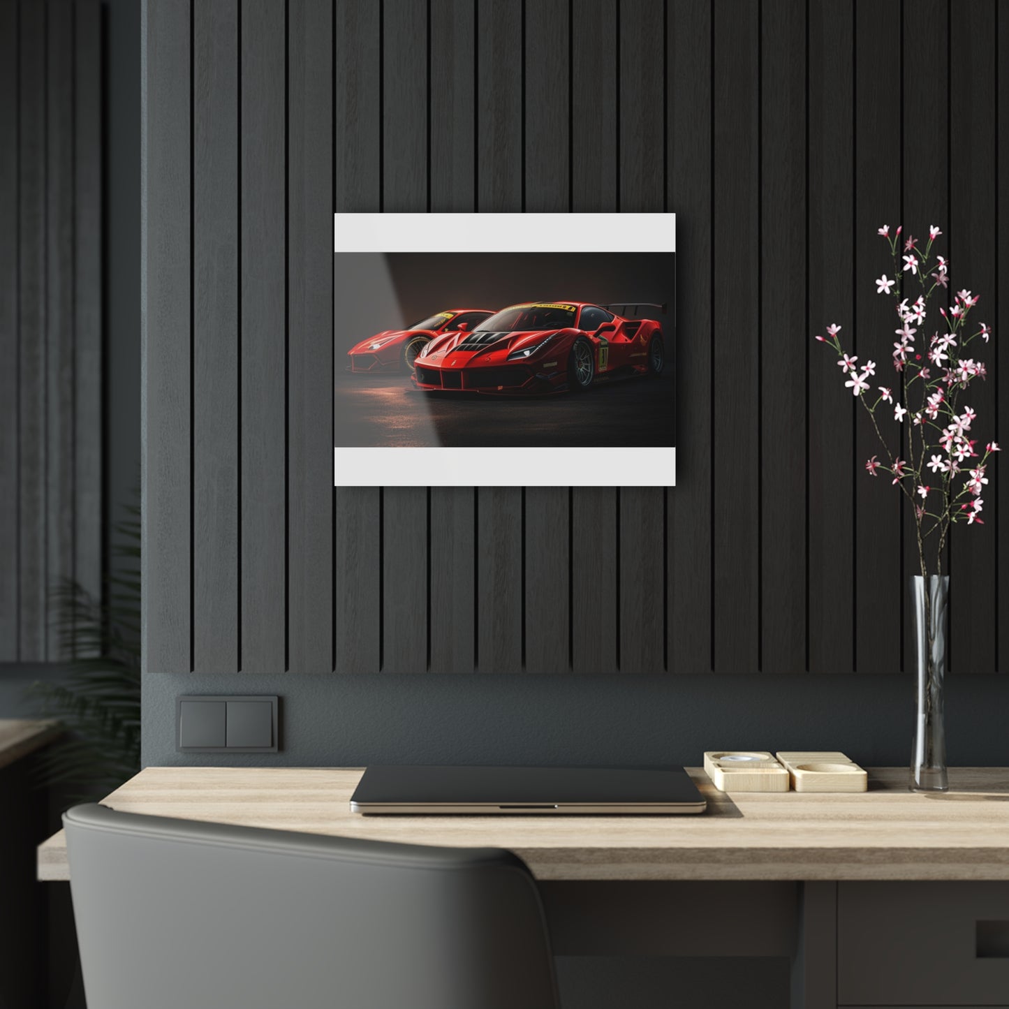 Acrylic Prints Ferrari Red 4