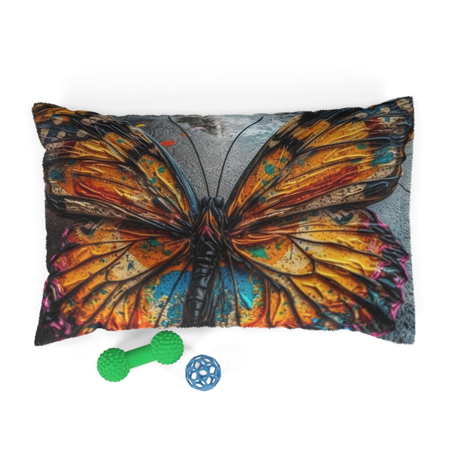 Pet Bed Liquid Street Butterfly 1