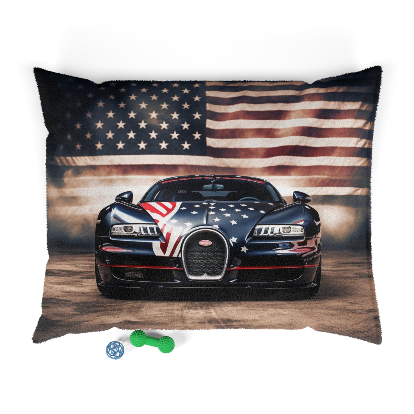 Pet Bed Bugatti American Flag 2