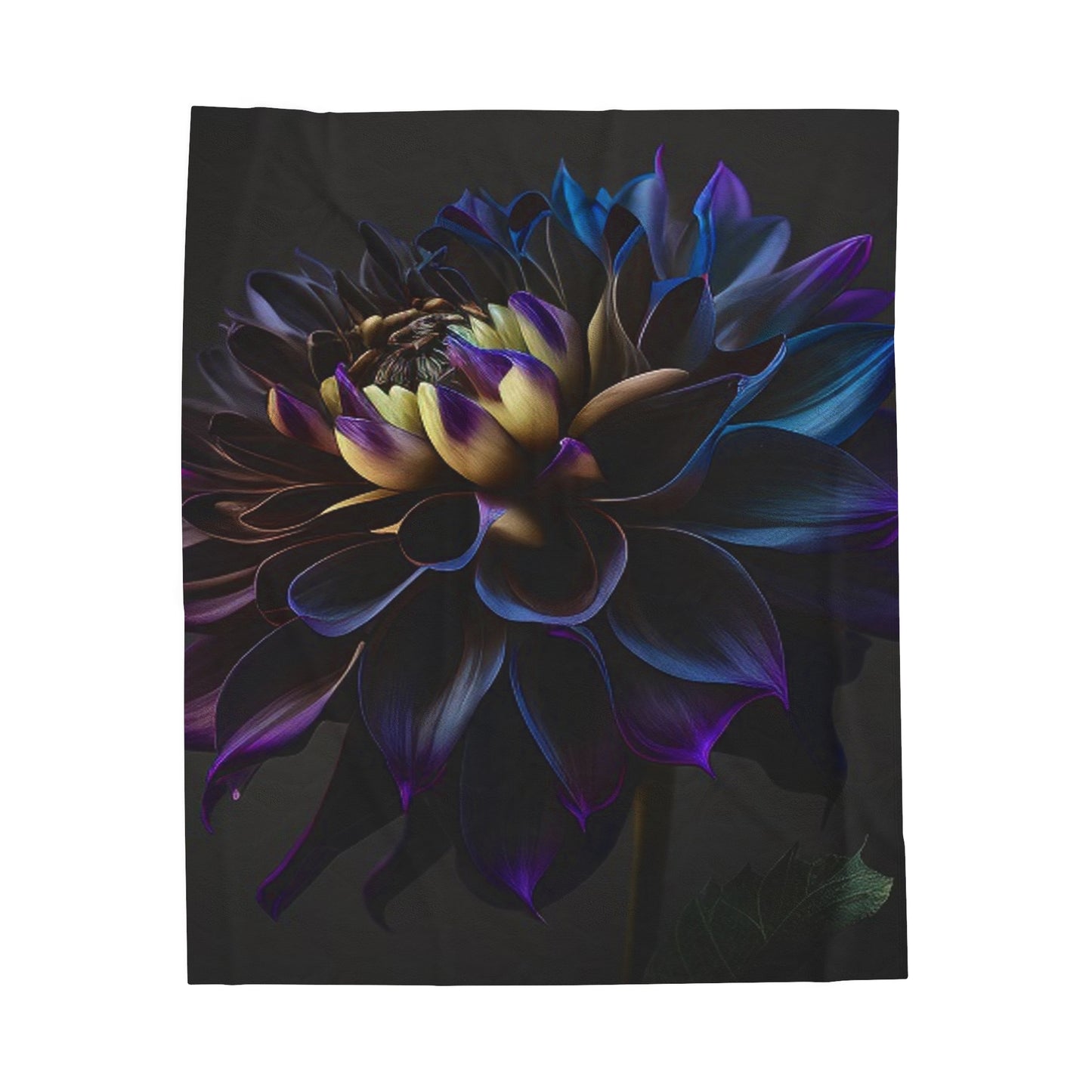 Velveteen Plush Blanket Dahlia Purple 1