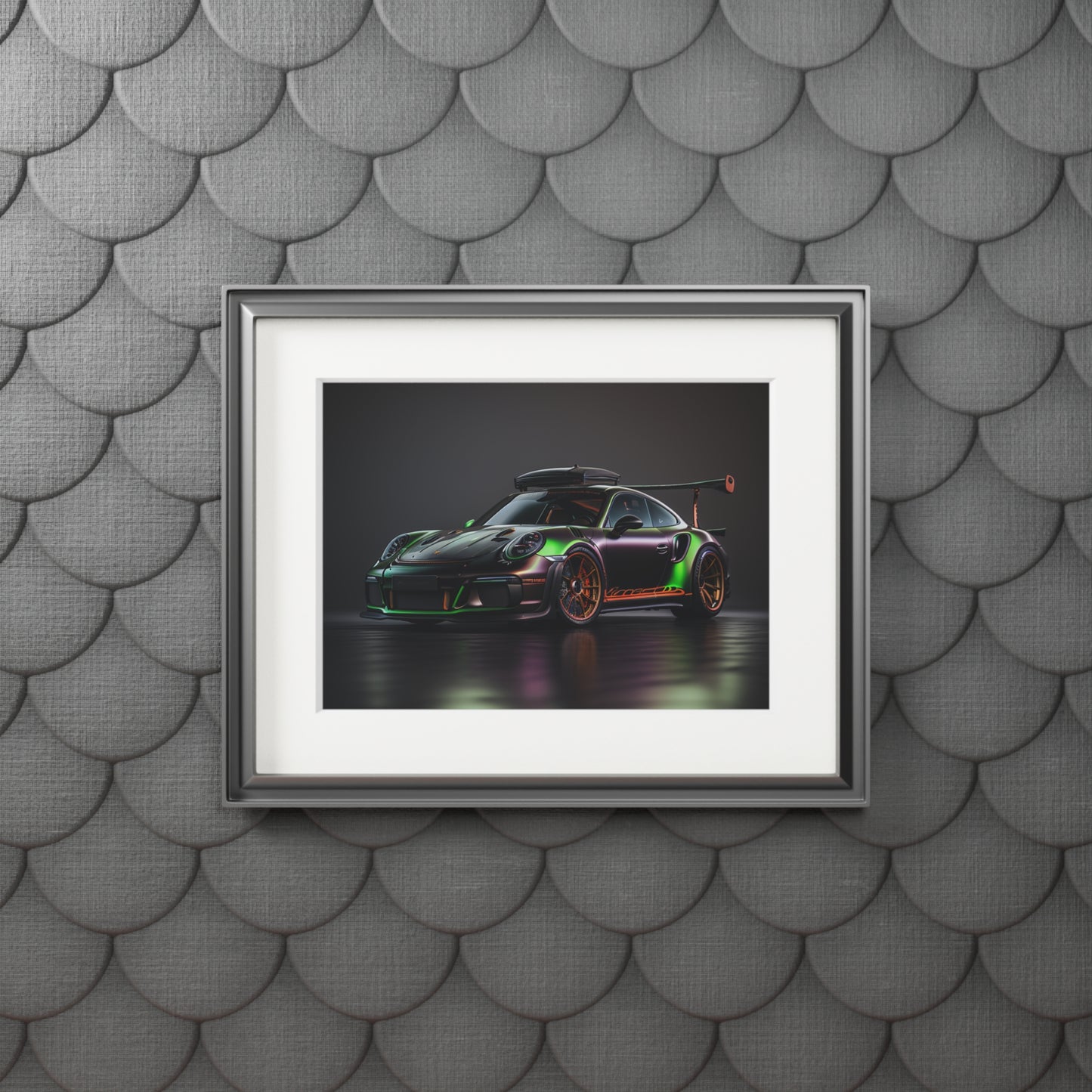 Fine Art Prints (Passepartout Paper Frame) Porsche Color 2