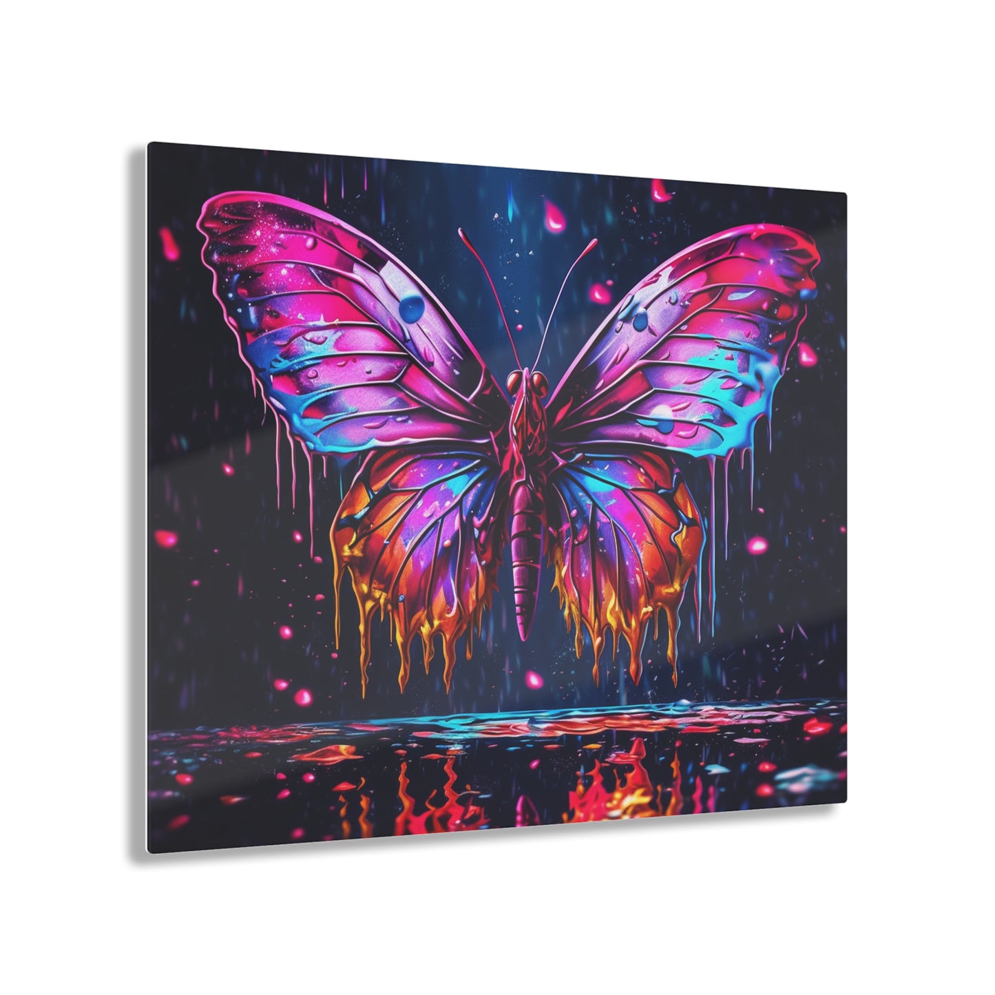 Acrylic Prints Pink Butterfly Flair 2