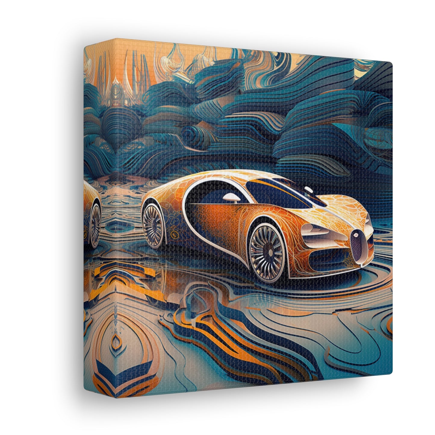 Canvas Gallery Wraps Bugatti Abstract Flair 1