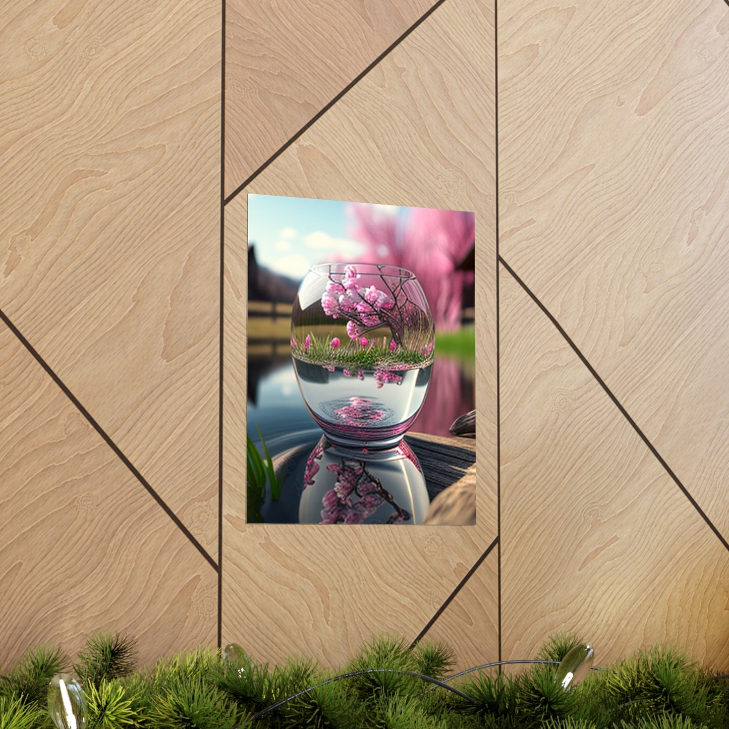 Premium Matte Vertical Posters Cherry Blossom 2