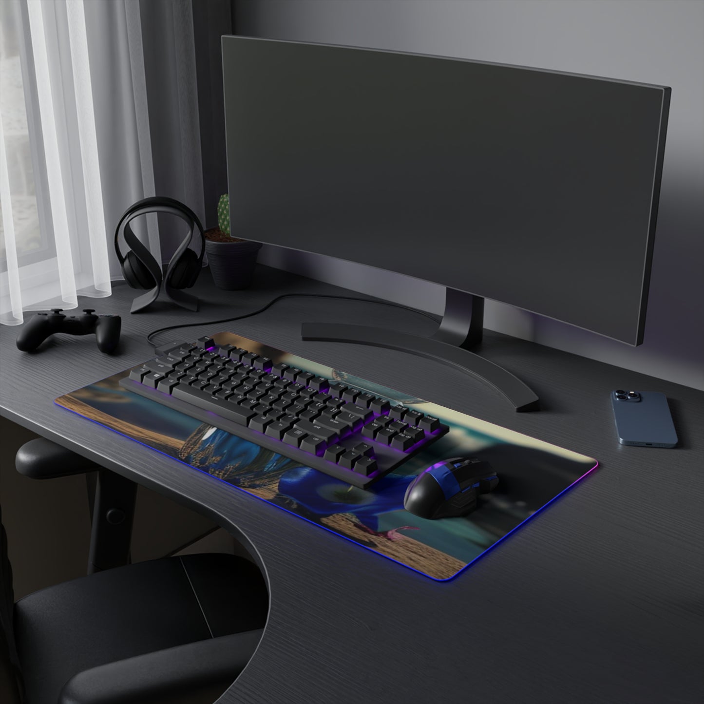 LED Gaming Mouse Pad The Bluebell 4