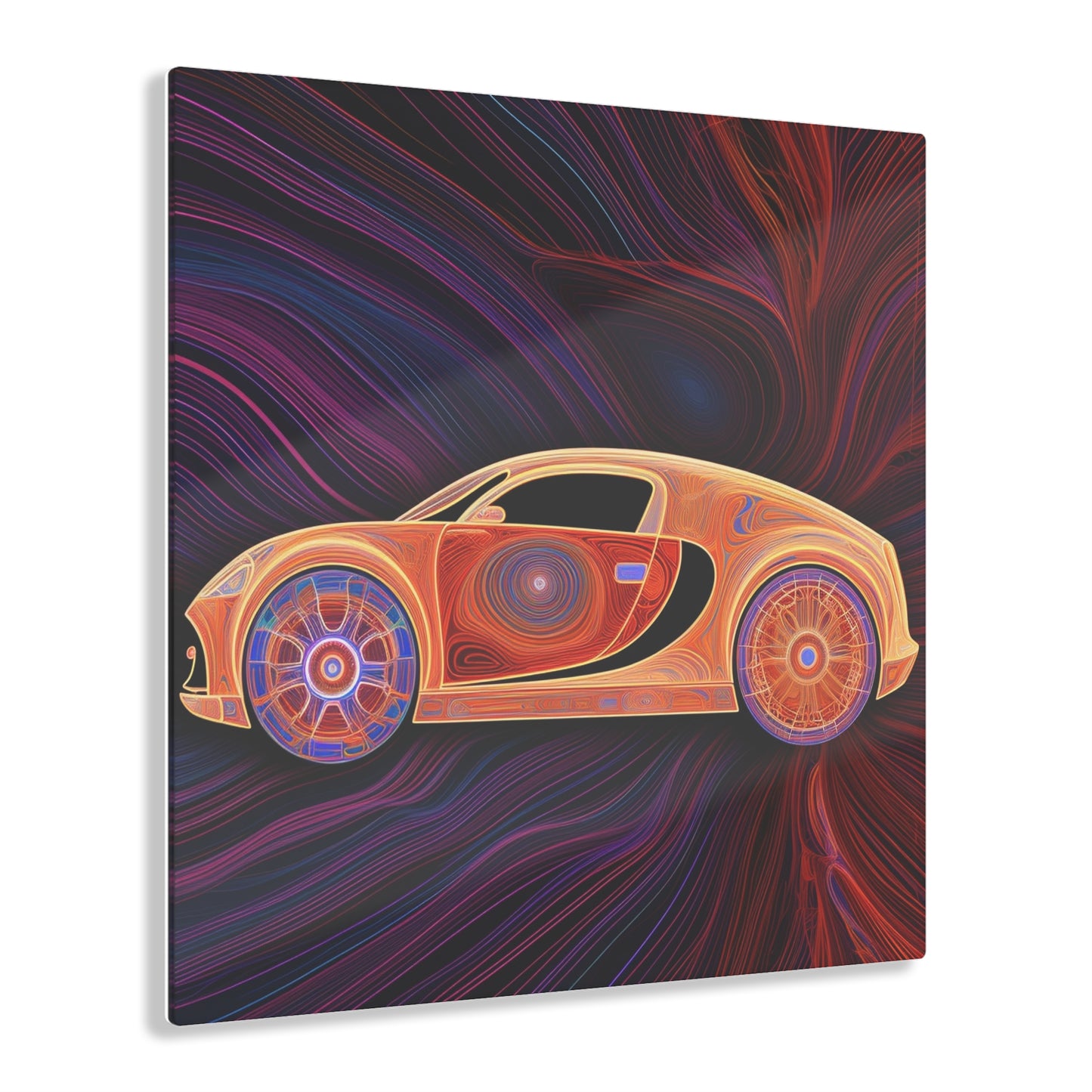 Acrylic Prints Bugatti Abstract Concept 2