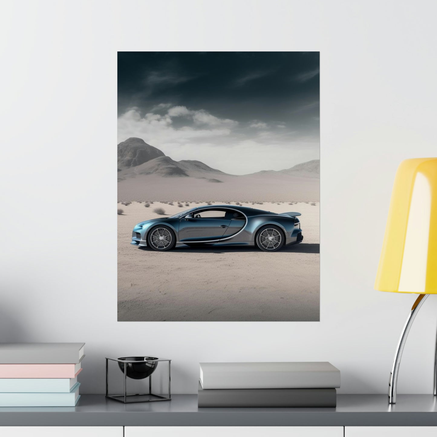 Premium Matte Vertical Posters Bugatti Real Look 1