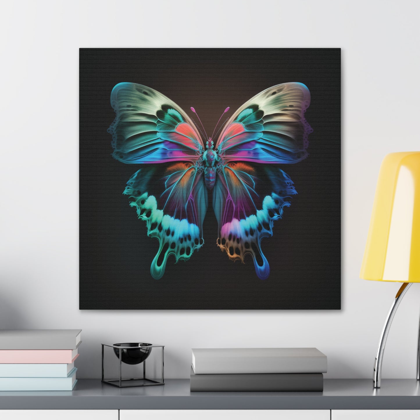 Canvas Gallery Wraps Raw Hyper Color Butterfly 2