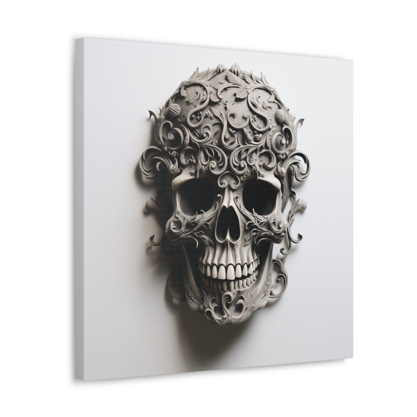 Canvas Gallery Wraps Skull Treble Clef 2