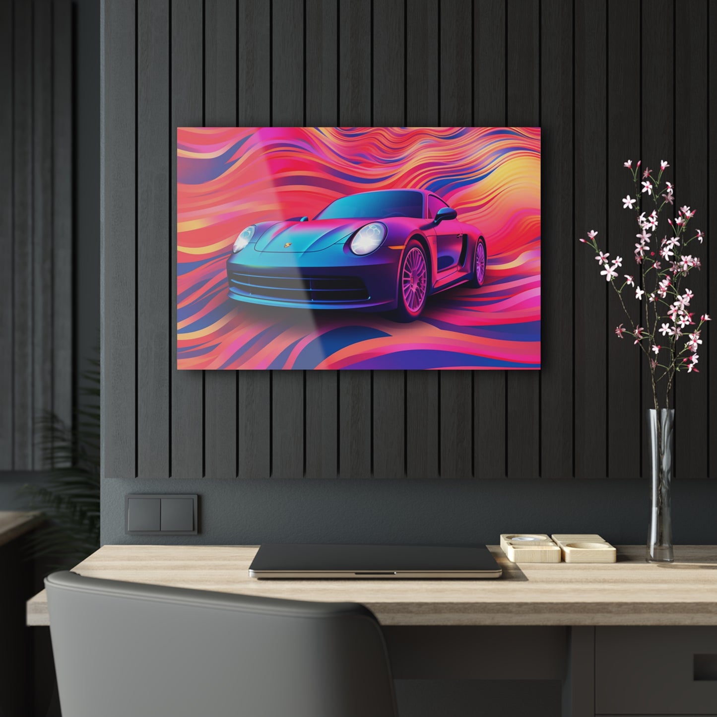 Acrylic Prints Porsche Water Fusion 3