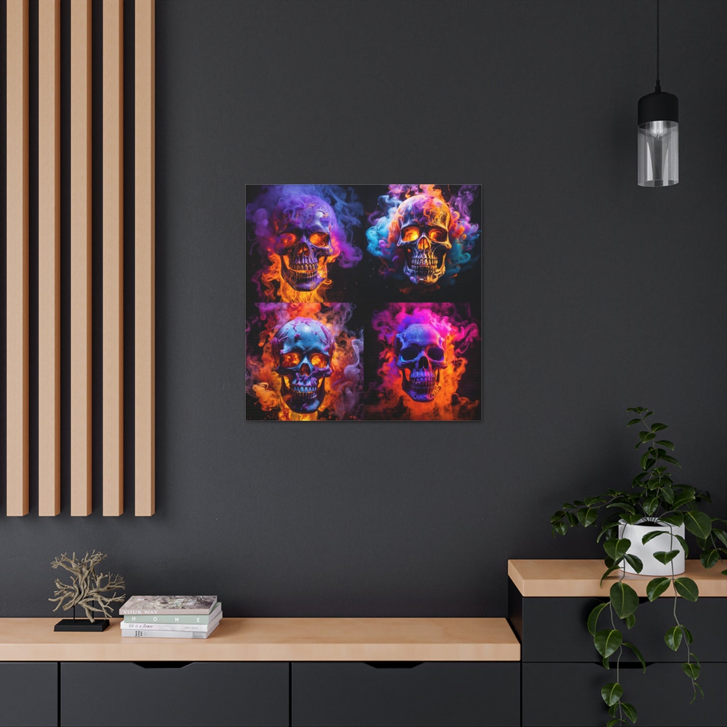 Canvas Gallery Wraps Macro Skull 5
