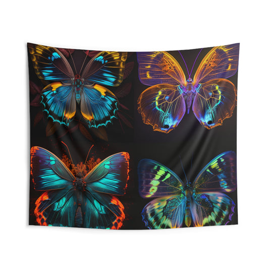 Indoor Wall Tapestries Neon Butterfly Flair 5