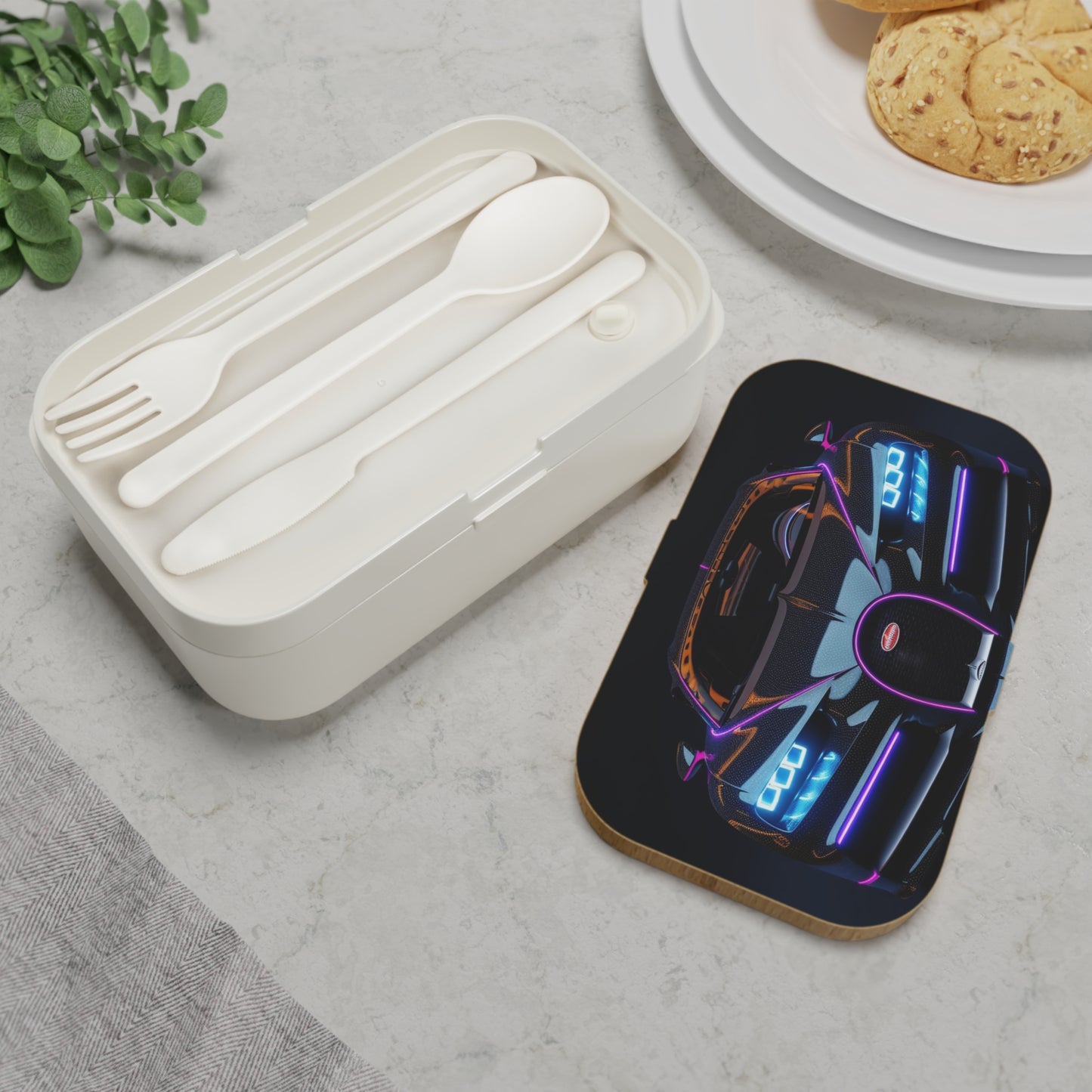 Bento Lunch Box Hyper Bugatti Chiron 2