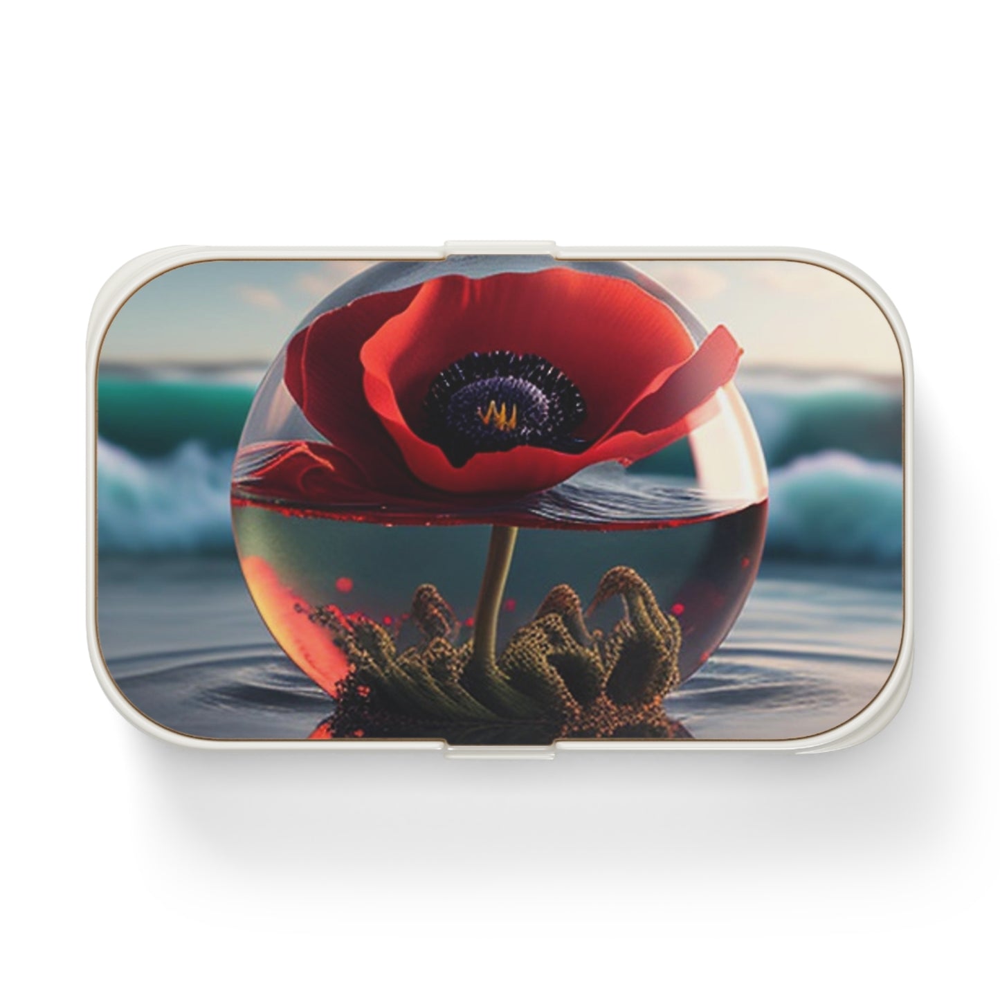 Bento Lunch Box Red Anemone in a Vase 4