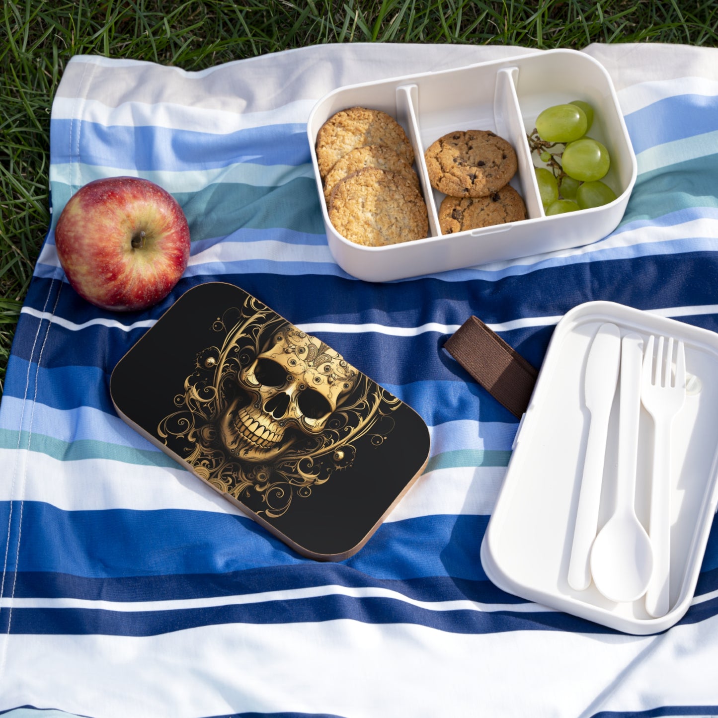 Bento Lunch Box Skull Treble Clef 3