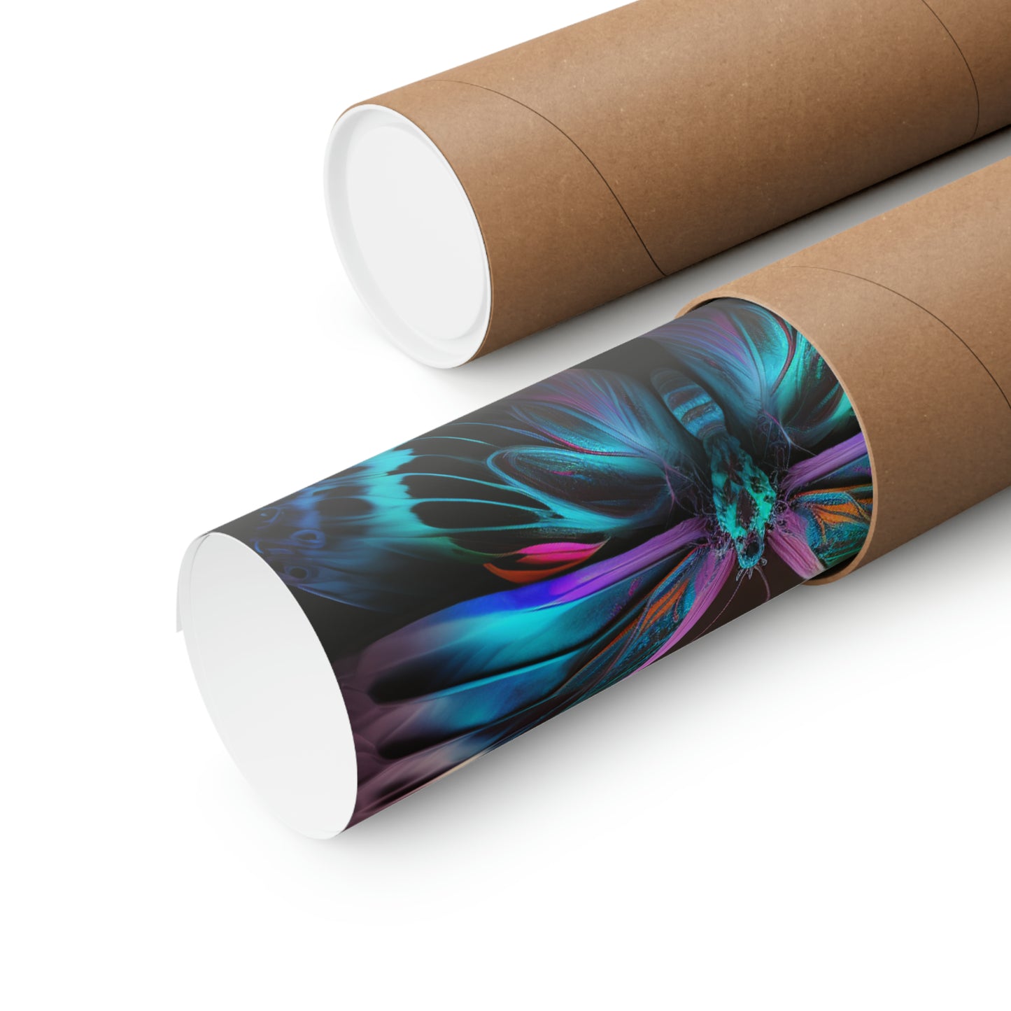 Premium Matte Vertical Posters Raw Florescent Glow 2