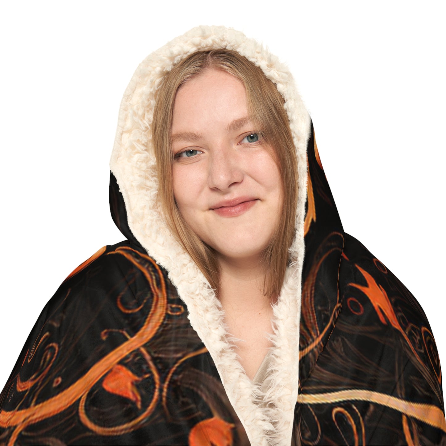 Snuggle Hooded Blanket Skull Treble Clef 4