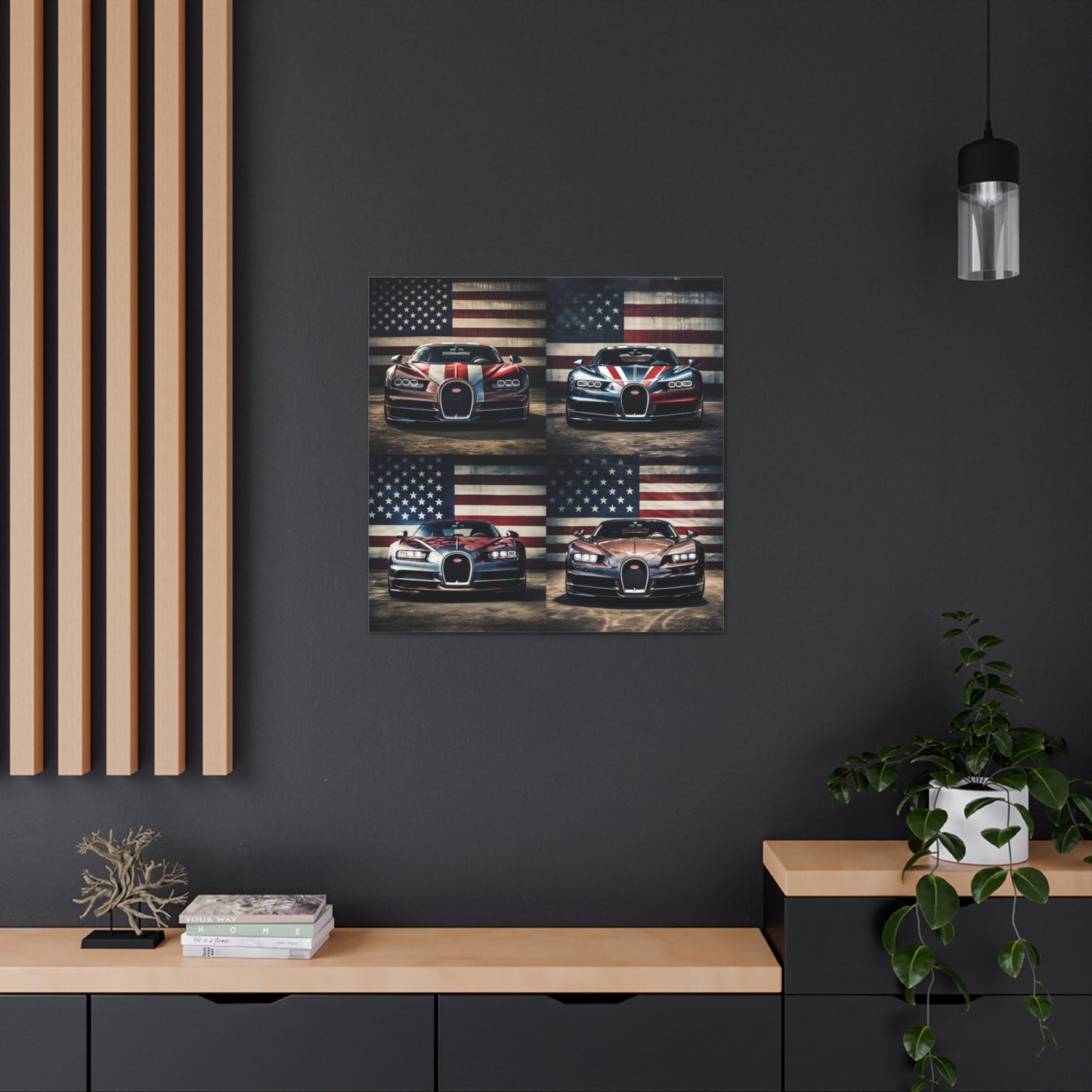 Canvas Gallery Wraps Bugatti Flag 5