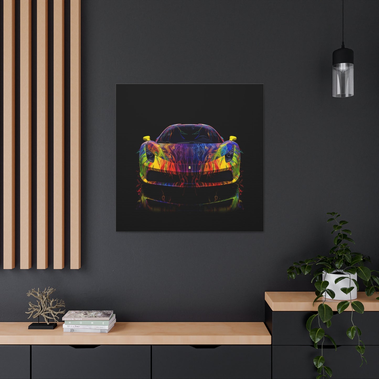 Canvas Gallery Wraps Ferrari Color 2