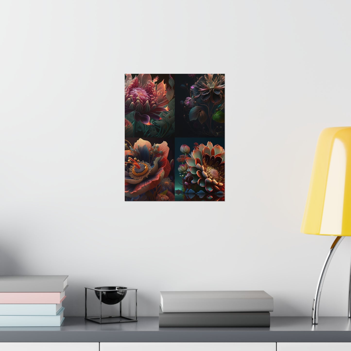 Premium Matte Vertical Posters Flower Arangment 5