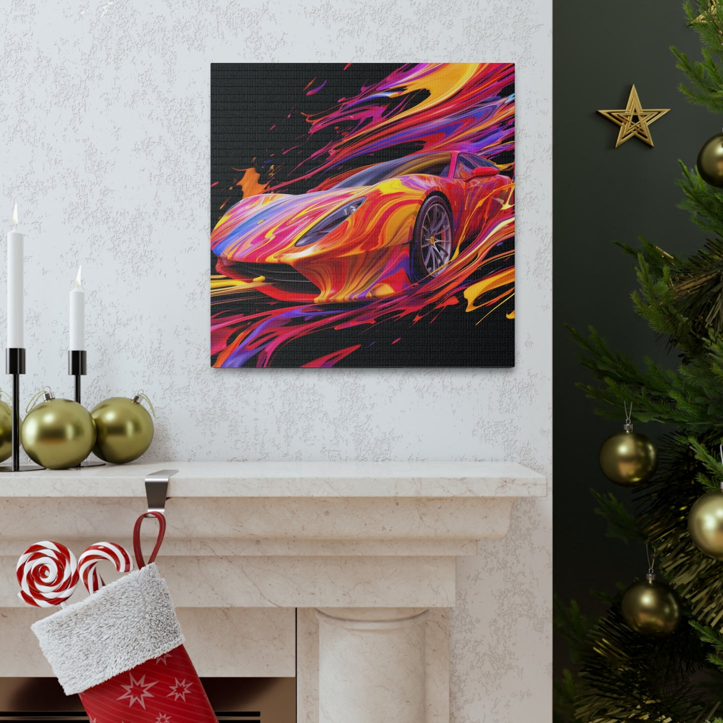 Canvas Gallery Wraps Ferrari Water Fusion 2