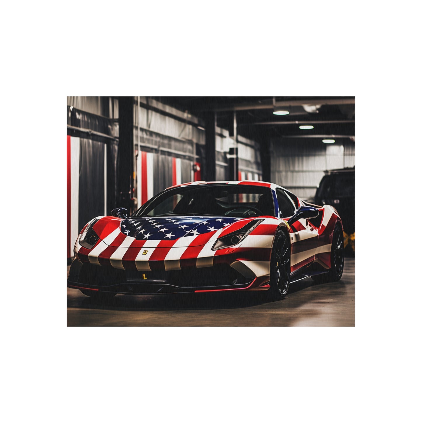 Outdoor Rug  American Flag Farrari 3