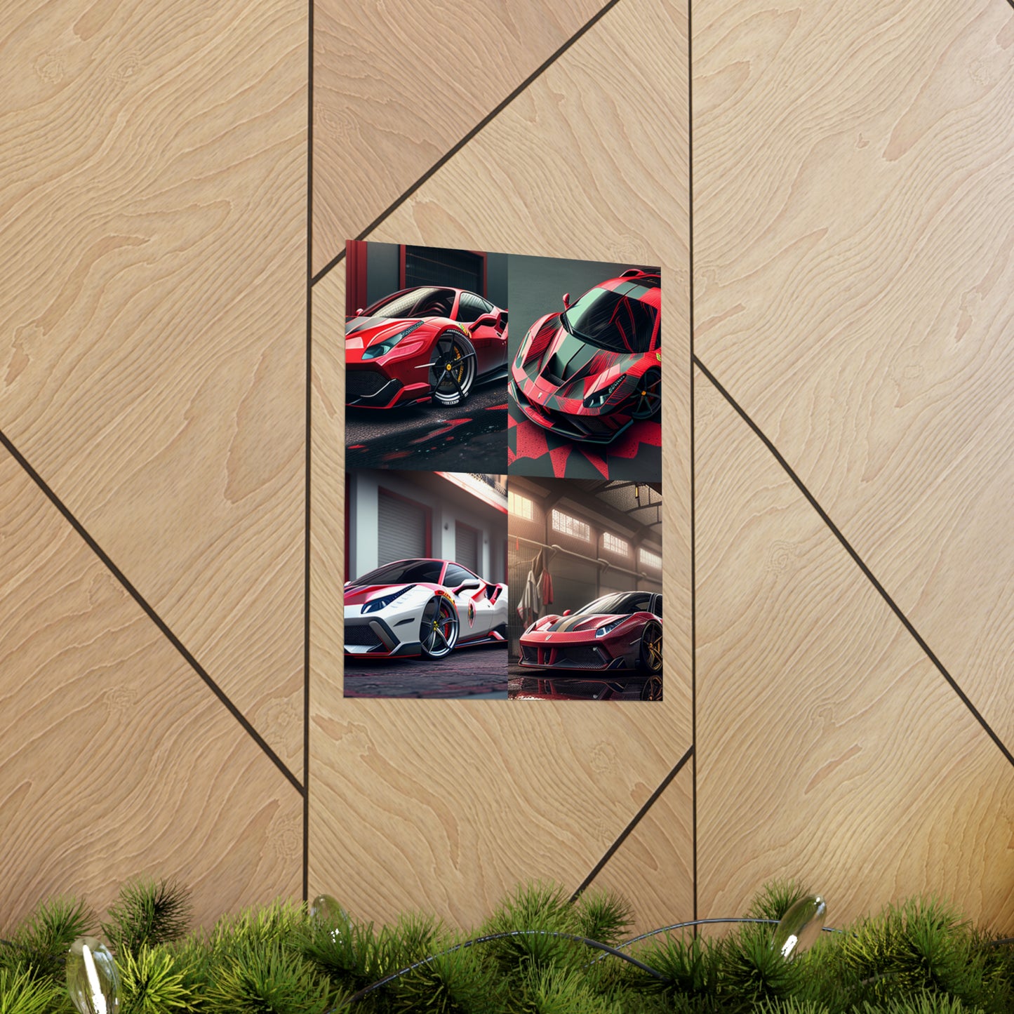 Premium Matte Vertical Posters Ferrari Hyper 5