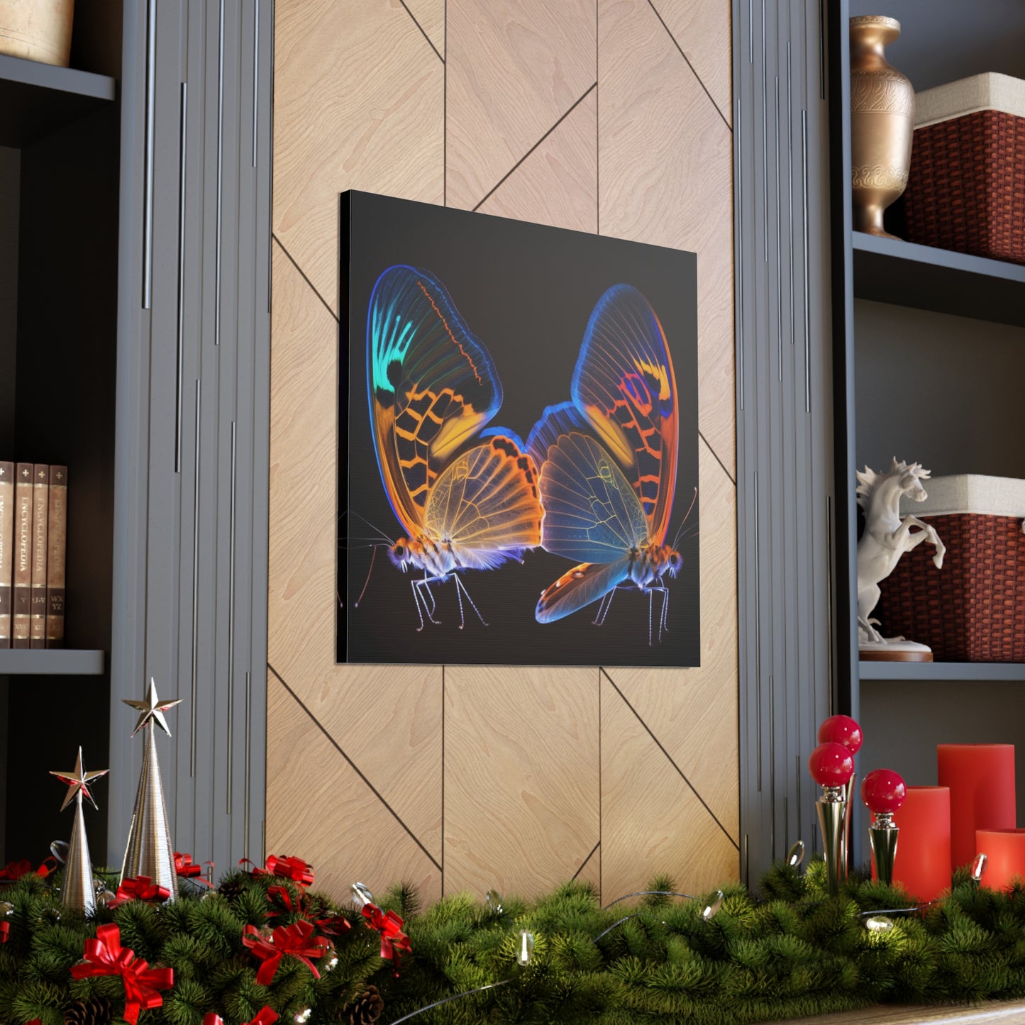 Canvas Gallery Wraps Neon Glo Butterfly 2