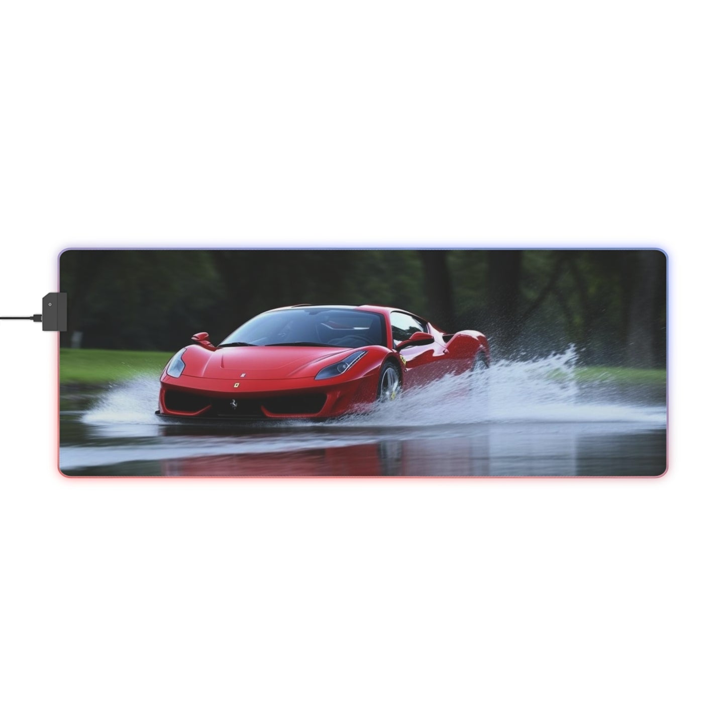 LED Gaming Mouse Pad Water Ferrari Splash 2