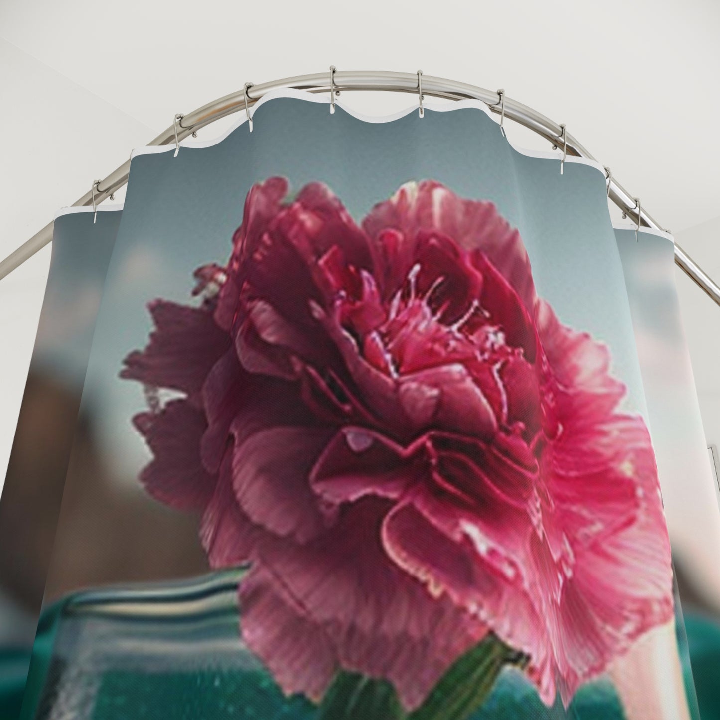 Polyester Shower Curtain Carnation 1