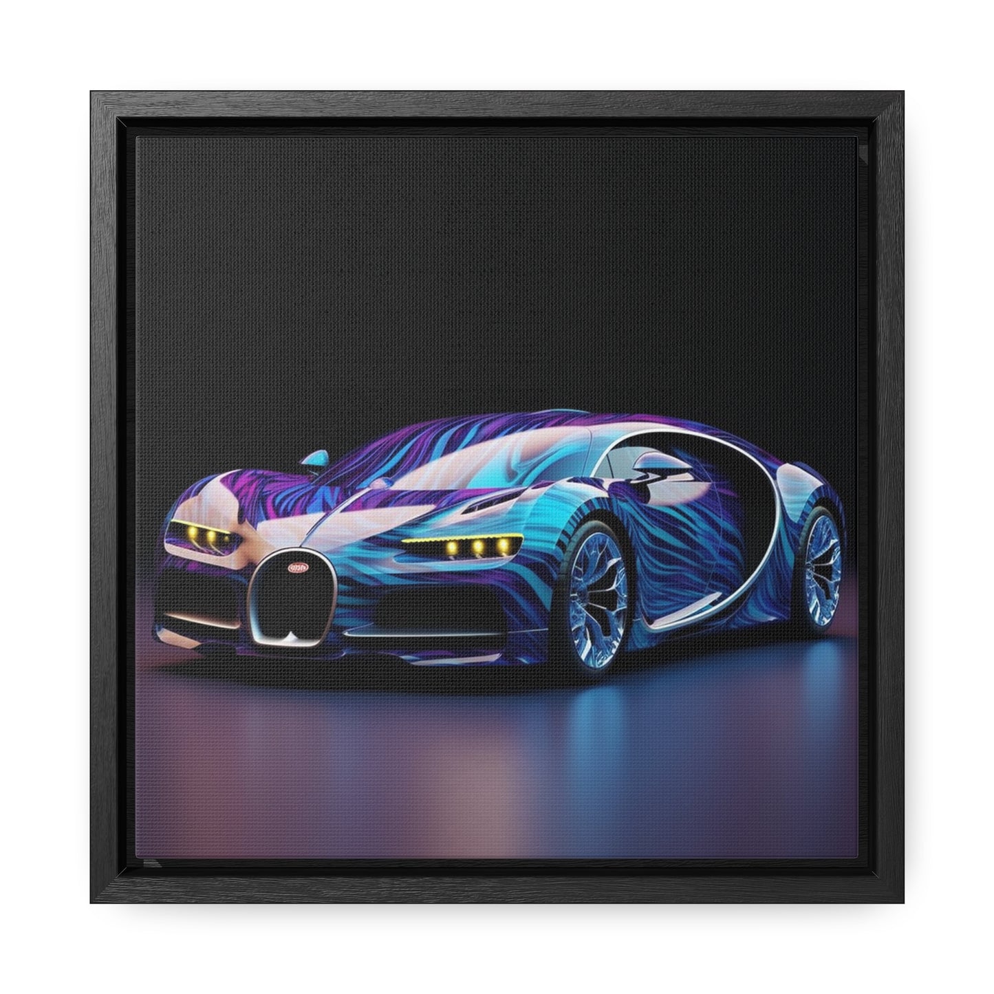 Gallery Canvas Wraps, Square Frame Bugatti Abstract Flair 3