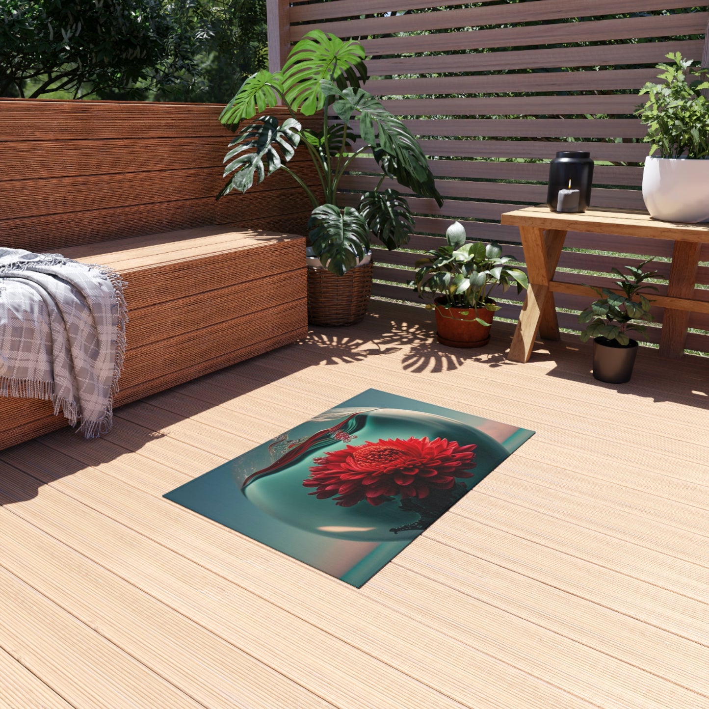 Outdoor Rug  Chrysanthemum 4