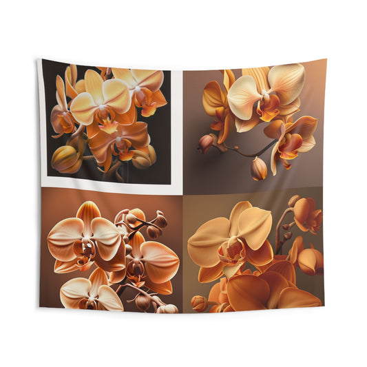 Indoor Wall Tapestries orchid pedals 5
