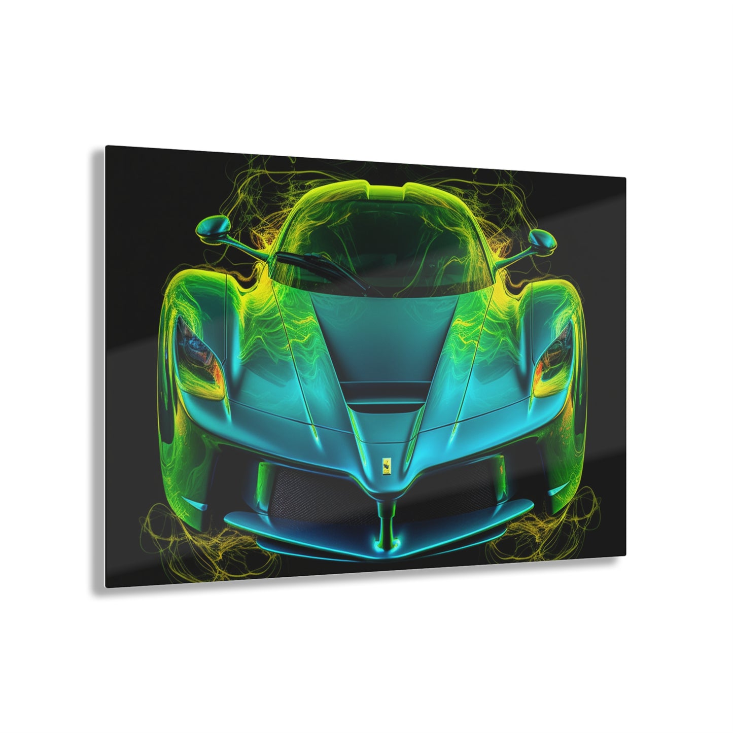 Acrylic Prints Ferrari Neon 2