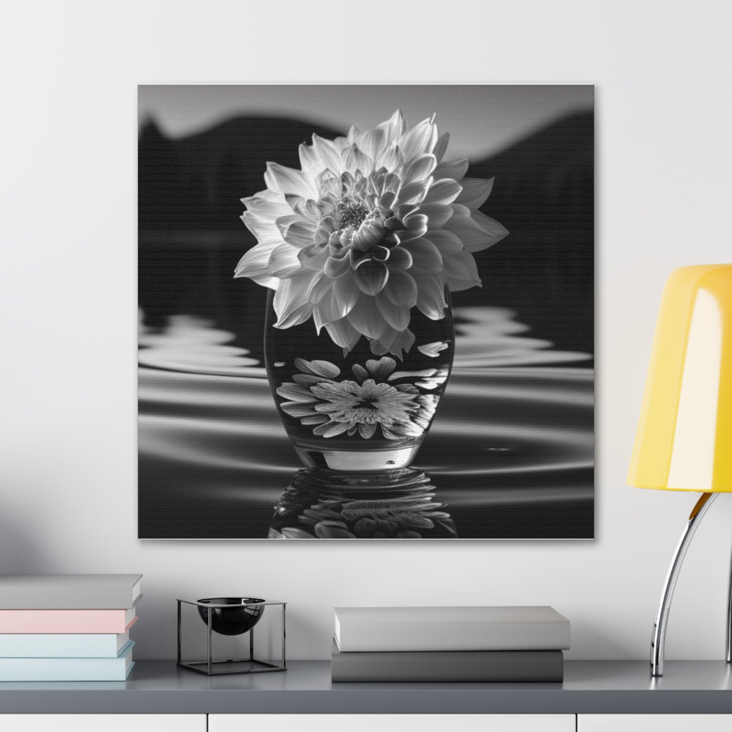 Canvas Gallery Wraps White Dahlia 4