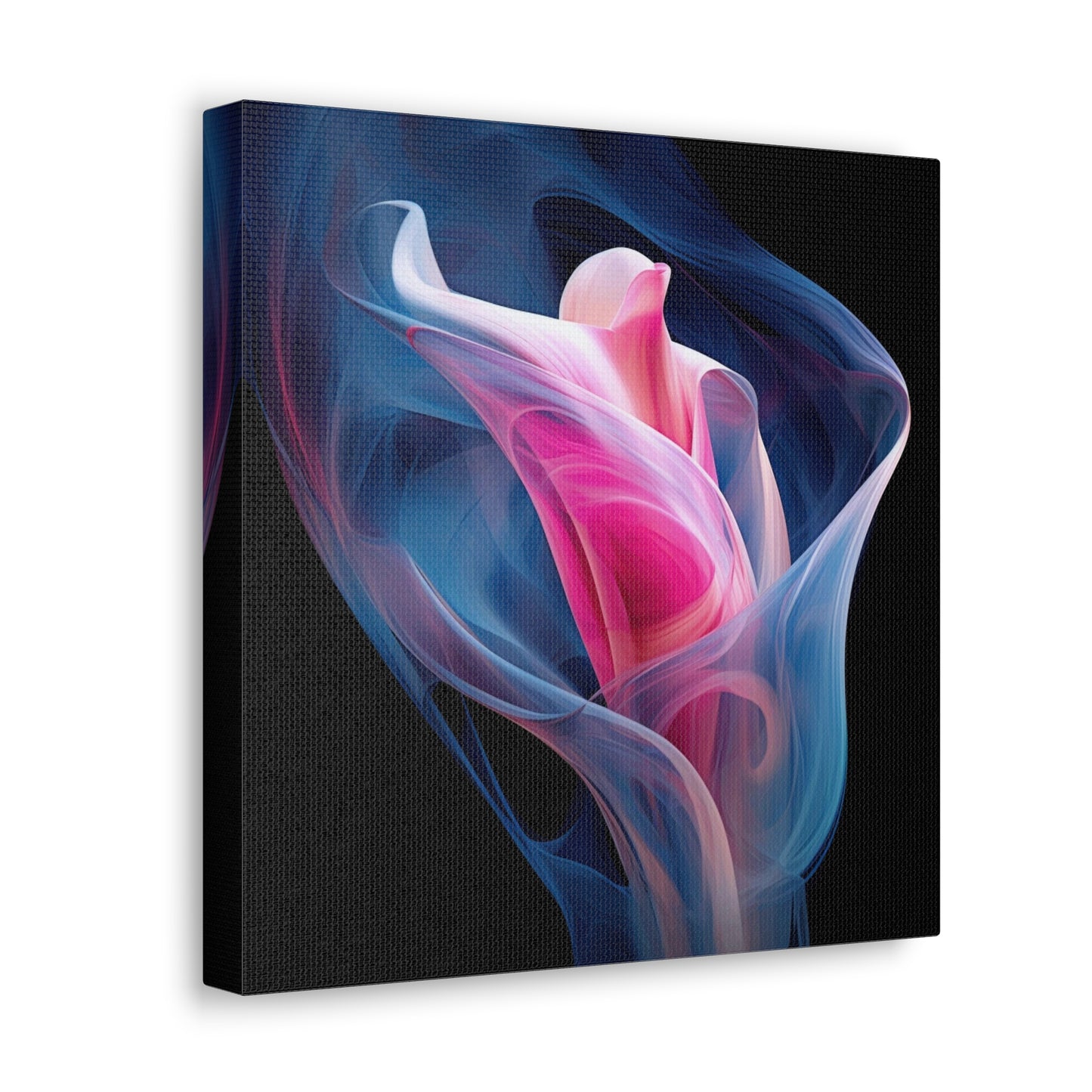Canvas Gallery Wraps Pink & Blue Tulip Rose 3