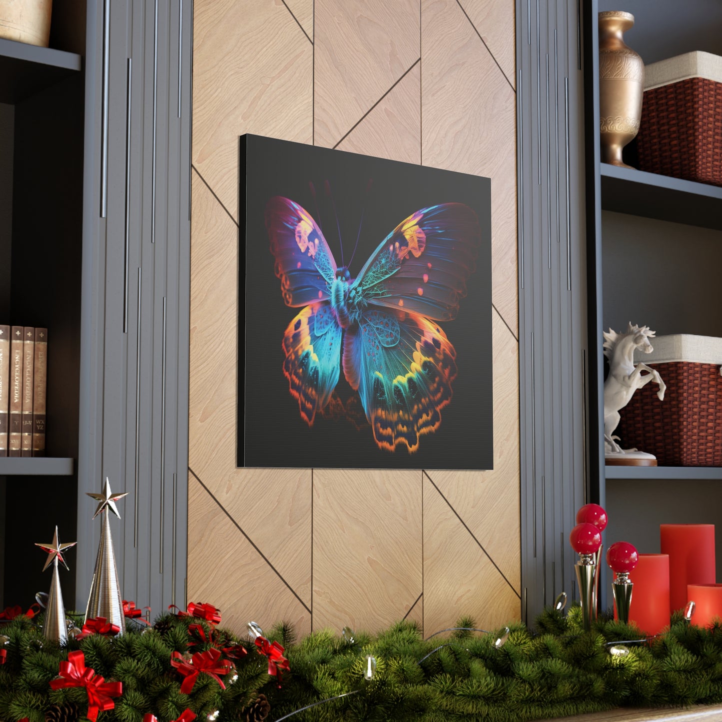 Canvas Gallery Wraps Raw Hyper Color Butterfly 4