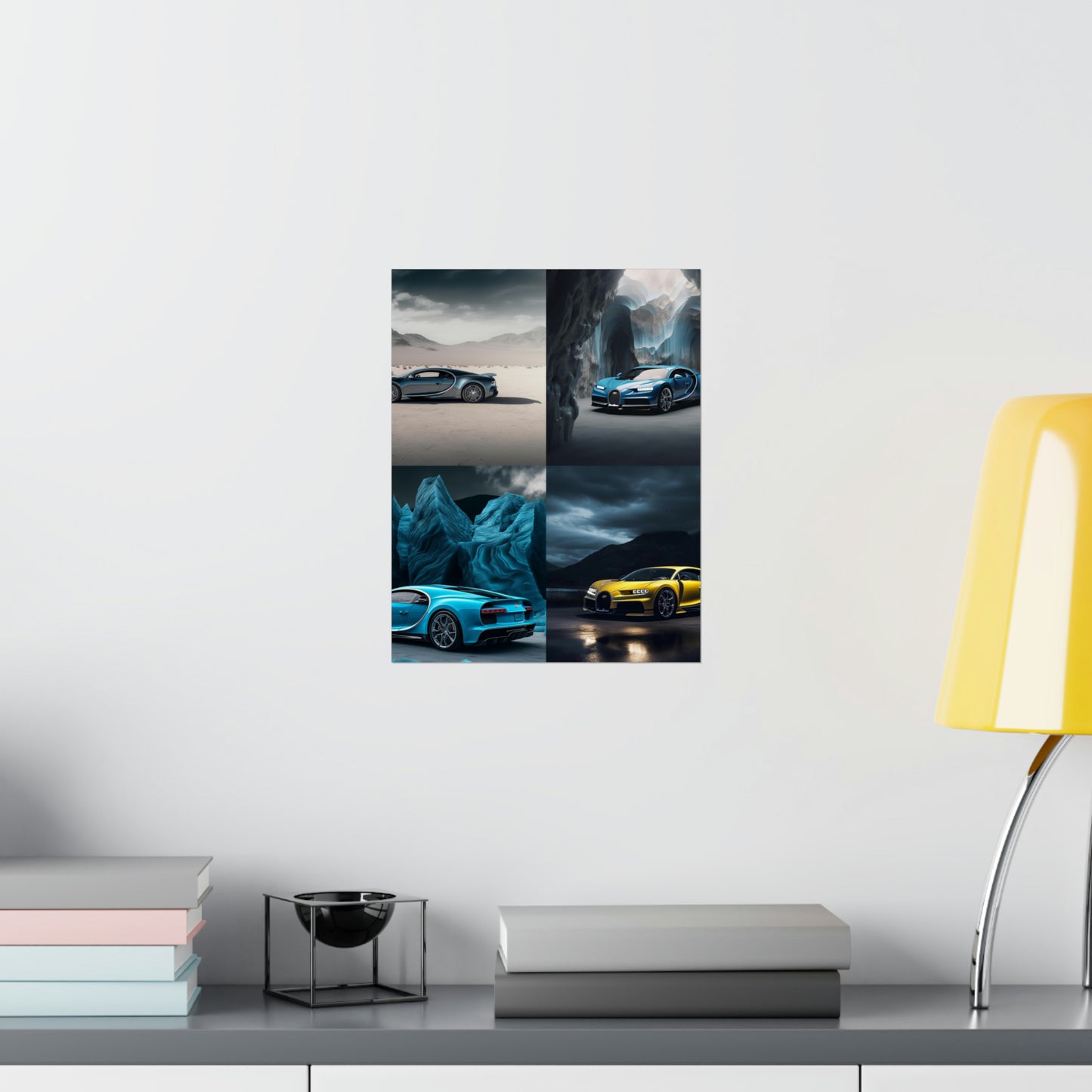 Premium Matte Vertical Posters Bugatti Real Look 5