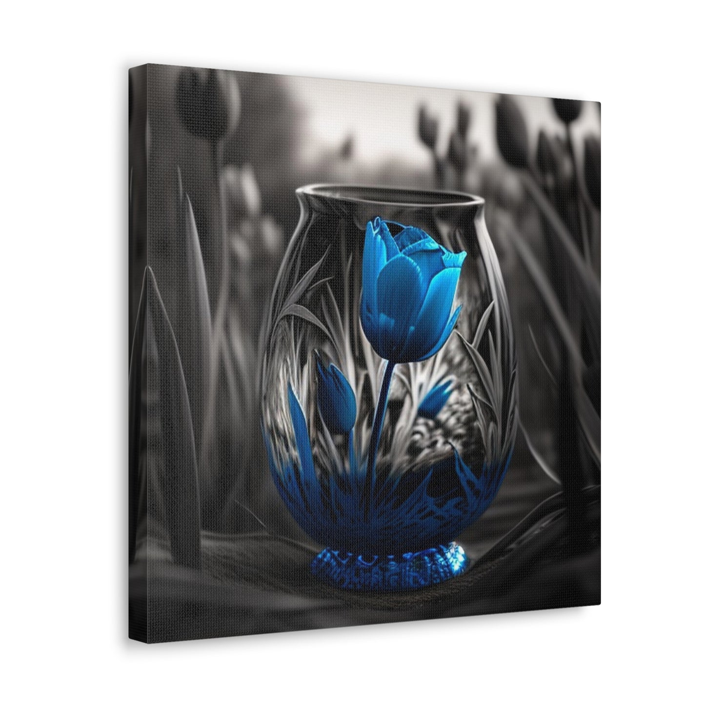 Canvas Gallery Wraps Tulip Blue 3